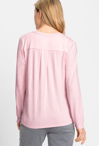 Long Sleeve V Neck Top