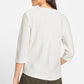 Textured V Neck Top