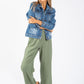 Linen Look Trousers