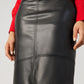 Faux Leather Pencil Skirt