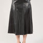 Leather Midi Skirt