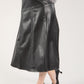 Leather Midi Skirt