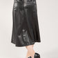 Leather Midi Skirt