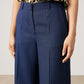 Pinstripe Wide Leg Trousers