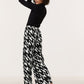 Patterned Pleated Trouser