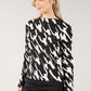 Pleated Long Sleeve Top