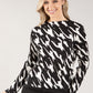 Pleated Long Sleeve Top