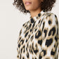 Leopard Print Knit Pullover