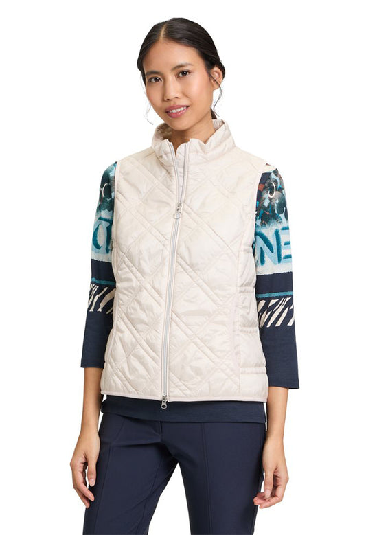 Quilted Zip Up Gilet