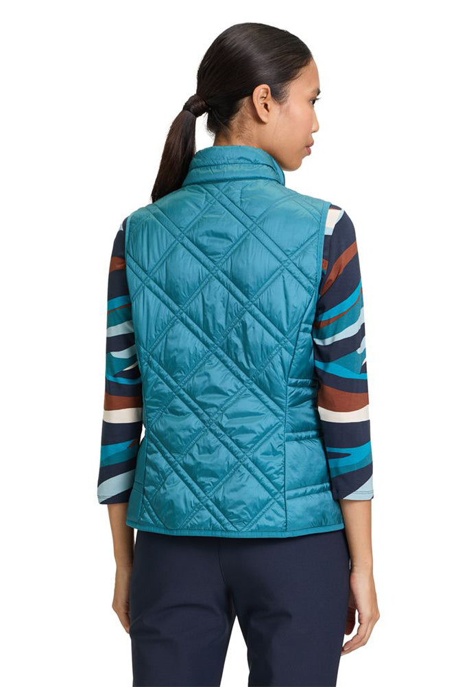 Quilted Zip Up Gilet