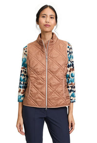 Quilted Zip Up Gilet