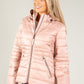 Quilted jacket with detachable hood