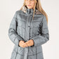 Faux Fur Hood Padded Coat