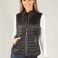 Quilted Gilet with Stand Up Collar