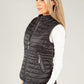 Quilted Gilet with Stand Up Collar