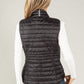 Quilted Gilet with Stand Up Collar