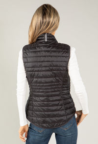 Quilted Gilet with Stand Up Collar