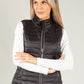 Quilted Gilet with Stand Up Collar