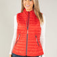 Quilted Gilet with Stand Up Collar