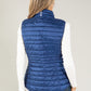 Quilted Gilet with Stand Up Collar