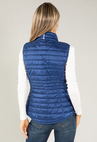 Quilted Gilet with Stand Up Collar