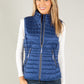 Quilted Gilet with Stand Up Collar