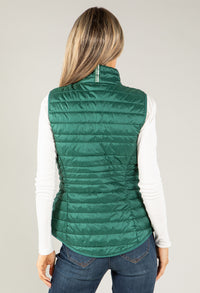 Quilted Gilet with Stand Up Collar