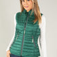 Quilted Gilet with Stand Up Collar