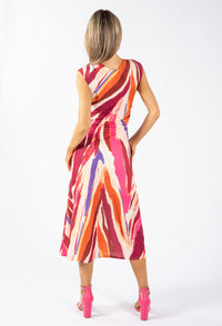 Sunset Ruched Dress