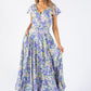Tropical Blossom Print Dress