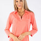 Diamante Detail Polo Top