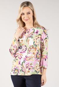 Paisley Print Blouse