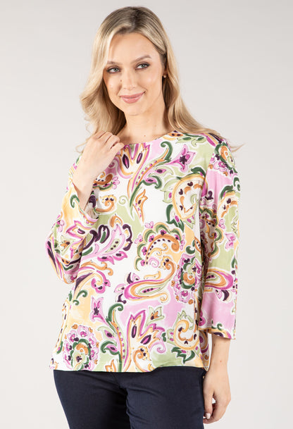 Paisley Print Blouse