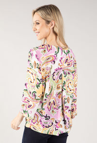 Paisley Print Blouse