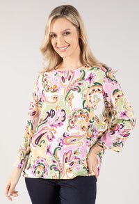 Paisley Print Blouse