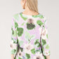 Soft Touch Floral Knit Pullover