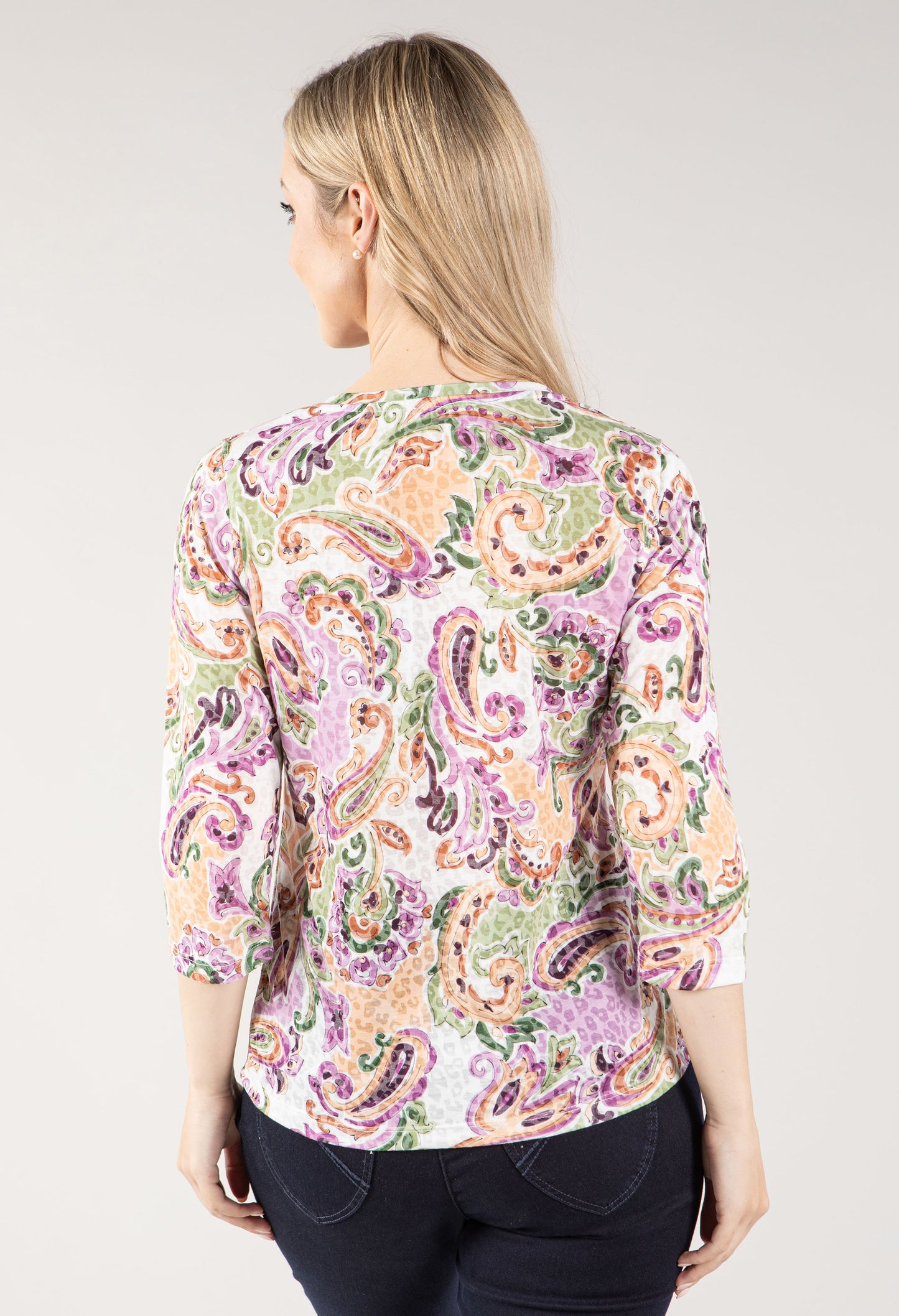 Paisley Printed Top