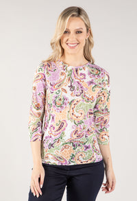 Paisley Printed Top