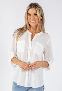 Linen Look Blouse