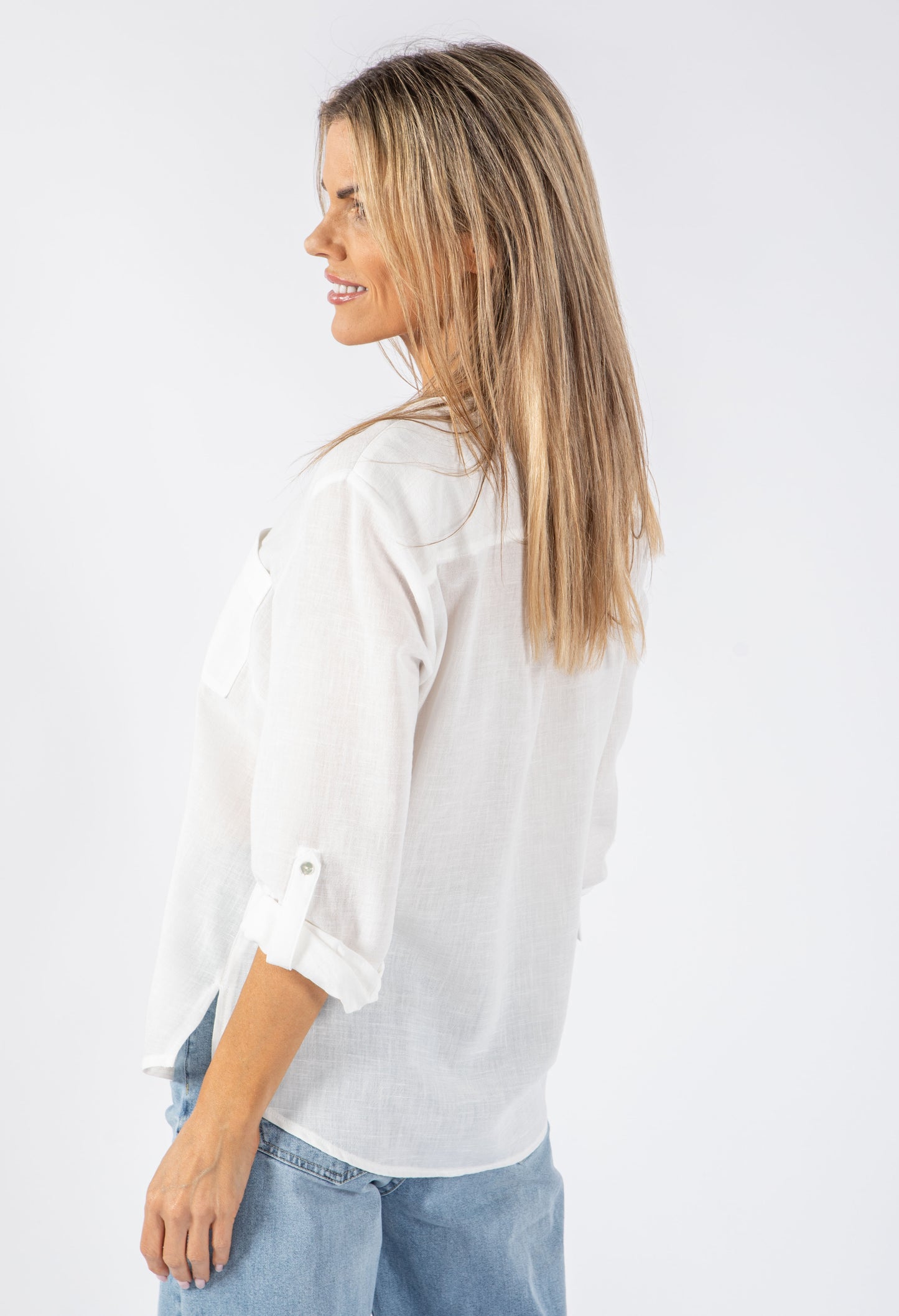 Linen Look Blouse