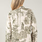 Jungle Print Quilted Jacket