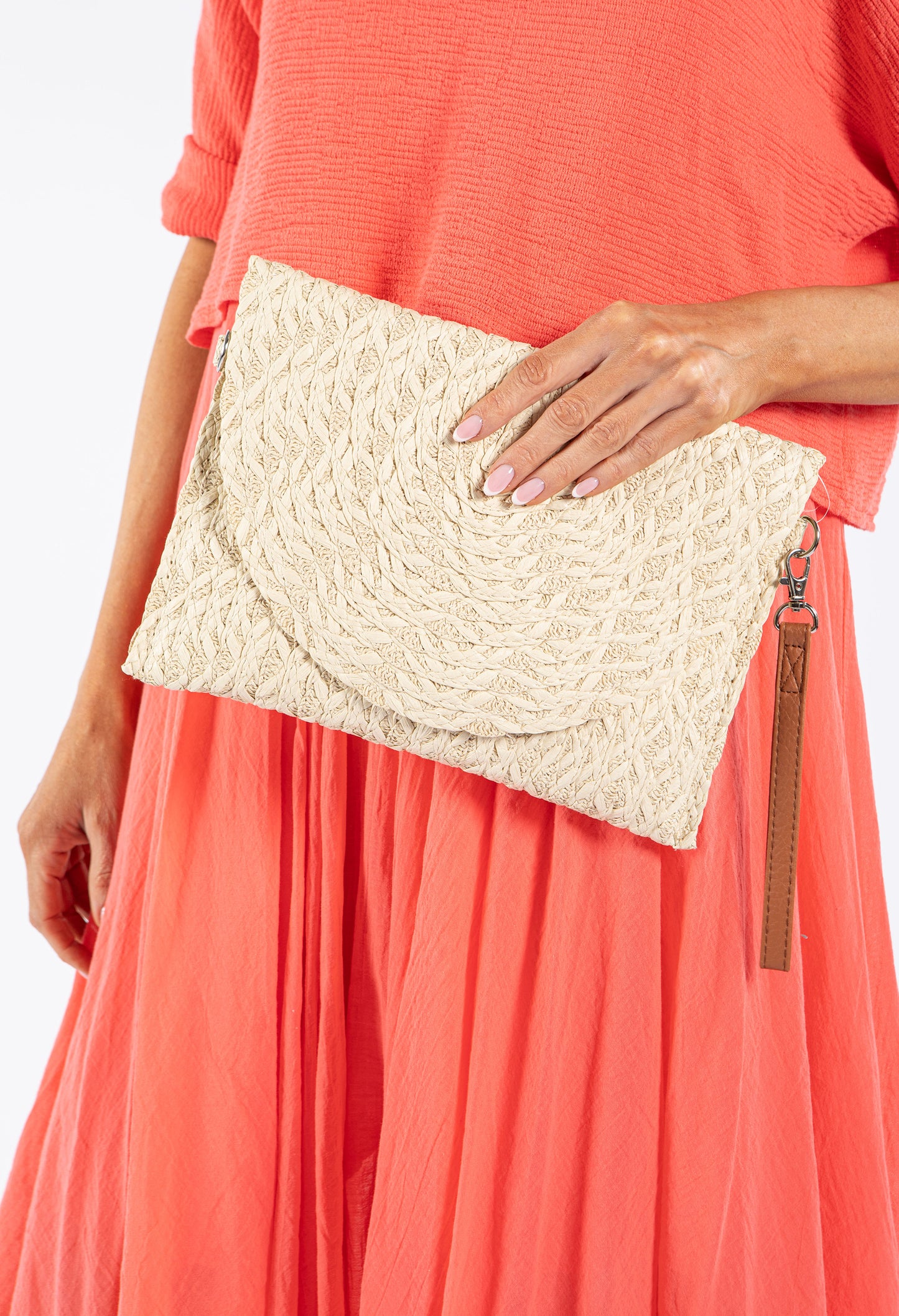 Woven Clutch Bag