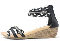 Triple Strap Wedge