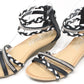 Triple Strap Wedge