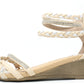 Triple Strap Wedge