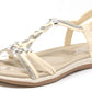 Diamante Twist Strap Sandal