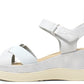 Shimmer Cross Strap Sandal