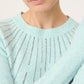 Diamante Neckline Knit Pullover