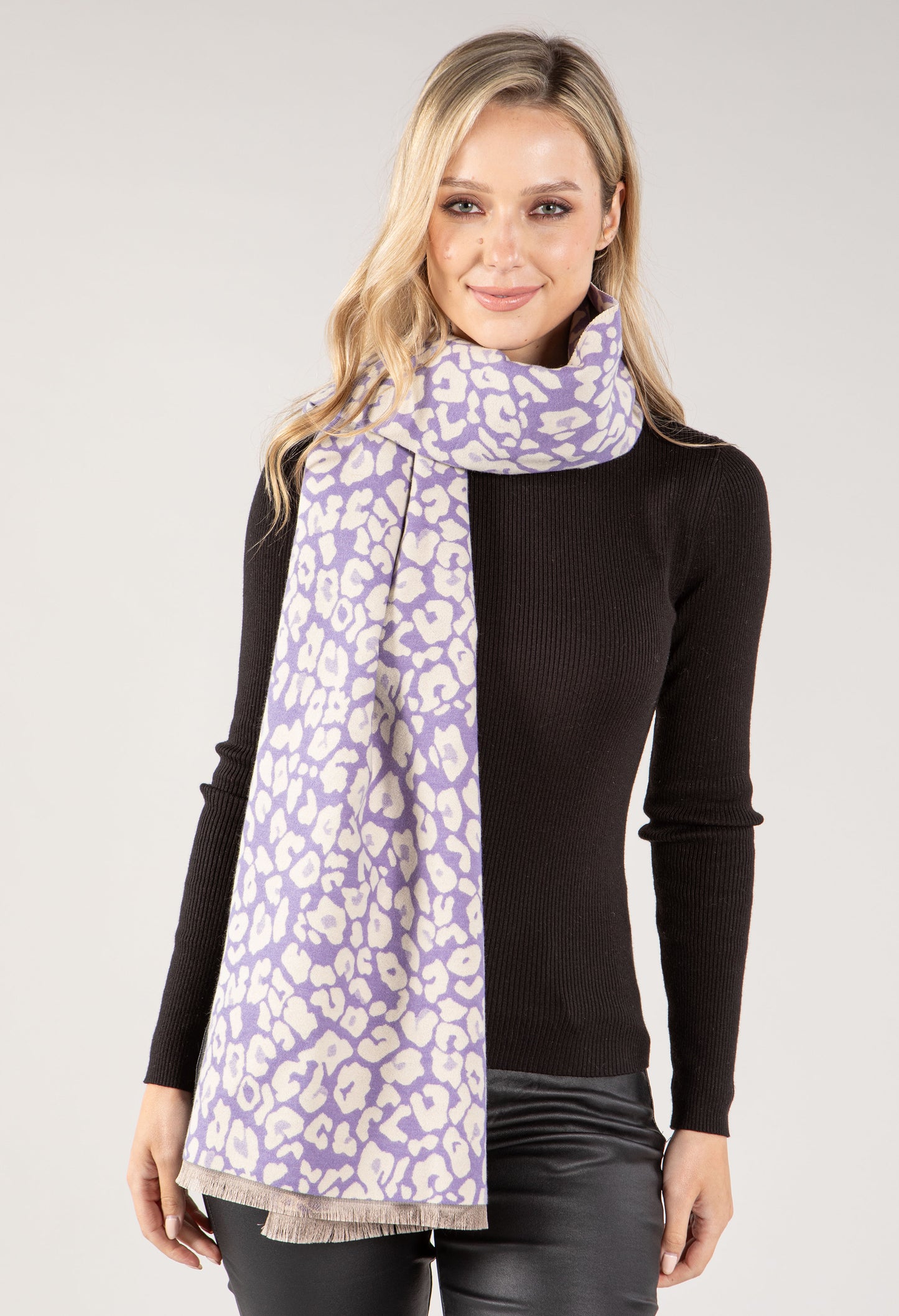 Leopard Print Soft Scarf