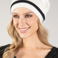 Contrast Stripe Bobble Hat